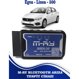 M-RY Fiat Egea Linea Doblo Fiorino Marea Albea Palio 500 Stilo Uyumlu Blutooth Arıza Tespit Cihazı