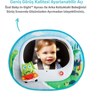 Cruisin’ Desenli Bebek Araba Görüş Aynası – Kolay Montaj, Şık Tasarım