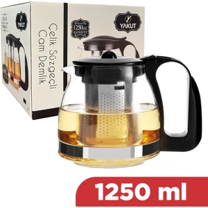 Çelik Süzgeçli Demlik 1250 ml