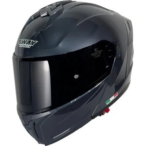 Kask Sway Sw 919 Hd Grey Parlak Çene Açılır