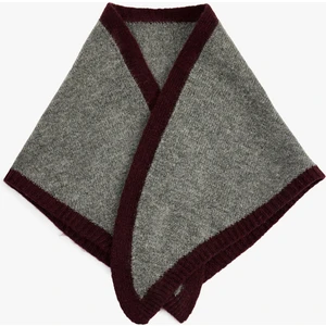 Renk Kontrastlı Üçgen Atkı