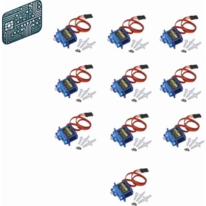 10 Adet- SG90 Rc Mini Servo Motor 180°C