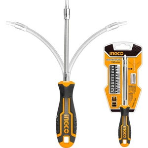 Ingco AKSDFL1208 12 Parça Flexible/esnek Bits (Hex) Tornavida Seti