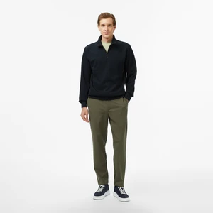 Erkek Siyah Classic Fit Sweatshirt