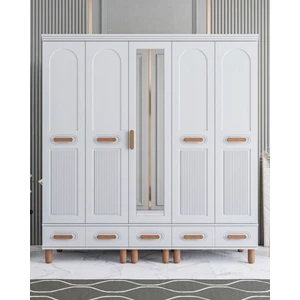 Otto 5 Kapılı Dolap / %100 Mdf