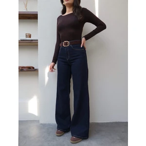 Esra Helvacı Likralı Straight Jean