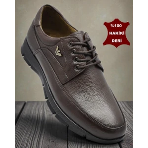 301 Ortopedik Topuk Masajlı Hakiki Deri Erkek Ayakkabı Kışlık Erkek Deri Ayakkabı