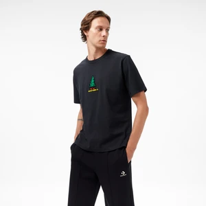 Baskılı Erkek Siyah T-Shirt