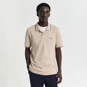 Erkek Bej Regular Fit Polo
