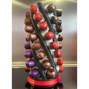 Nespresso Uyumlu Dekoratif Çok Amaçlı  Kapsül Kahve Standı | 360° Dönebilen