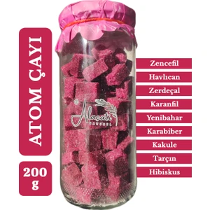 Alaçatı Naturel Zengin Bitki İçerikli Küp Atom Çayı 200 g