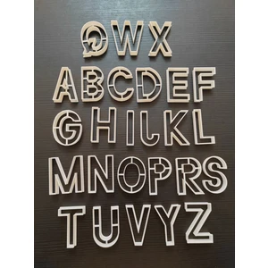 Alfabe Kurabiye Kalıbı