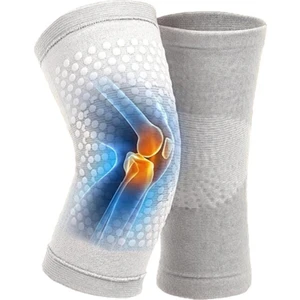 2’li Isıtıcı Destek Dizlik – Termal, Esnek, Eklem Koruyucu, Ağrı Azaltıcı, Gri (Hemen Teslim) Kendindenısıtmalı Manyeti Dizlik