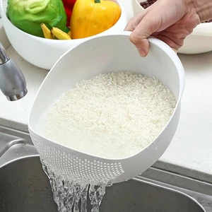 Melkan Home 3 Litre Pirinç Süzgeci ve Makarna Süzgeci – Çok Amaçlı Mutfak Süzme Kabı | Bpa Içermez Geniş Hacimli