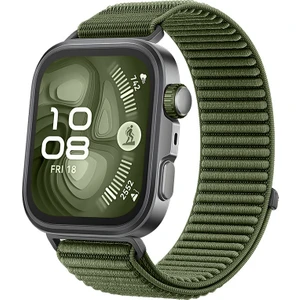 MMP Shop Huawei Watch Fit 3 / Fit 4 / Fit 4 Pro Uyumlu Hasır Örgü Spor Lansman Cırtlı Kordon