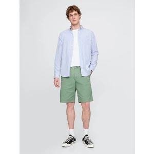 Erkek Açık Yeşil 10" Vintage Şort