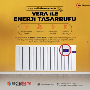 VERA16 Dijital kontrol panelli termostatlı