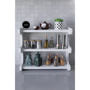 Alpa Ev Mobilya 3 Katlı Masa Üstü Mutfak Rafı – Çok Amaçlı Baharatlık ve Tezgah Üstü Organizer