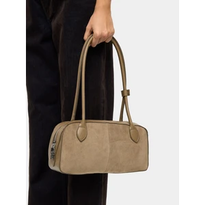 Deri Detaylı Omuz Çantası