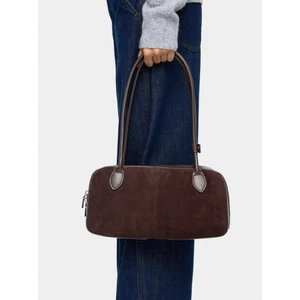 Deri Detaylı Omuz Çantası