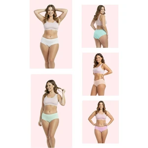 New Lilla 1007 Kadın  Mix 5'lı Günlük Bato Külot