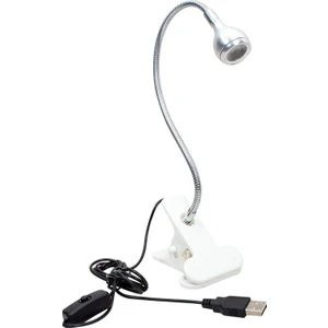 PowerMaster PM-20042 COB LED Akrobat Mandallı USB 6500K Beyaz Masa Lambası