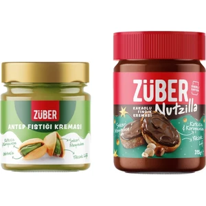 Antep Fıstığı Kreması 200 gr + Nutzilla Fındık Kreması Kakaolu 315 gr