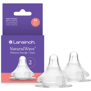 NaturalWave® 2'li Biberon Emziği Orta Akışlı (3 Ay+)