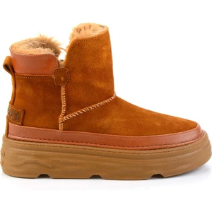 Taba Hakiki Deri Kadın Bot & Bootie K02748100502