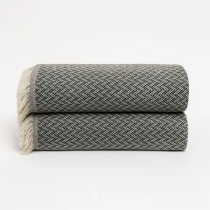 Gön Ev Tekstili Tekli Balıksırtı Desenli Dokuma Koltuk Örtüsü – 170X210 cm