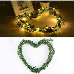 Dekoratif Yapay Yapraklı Peri Led 3 Metre Sarmaşık Ledli