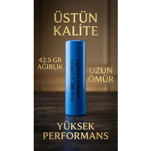 Asel Home ICR18650 2000 Mah 42.5gr Yüksek Performans