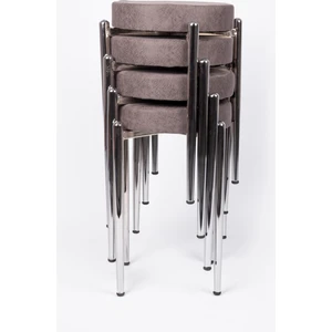 Tabure 4 Adet Kumaş Antrasit Gri