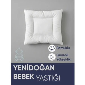 Piyes Home Yenidoğan Bebek Yastığı Pamuk Kumaşlı 35x45 cm