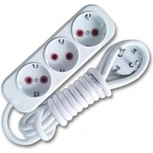 3 Metre 3'lü Topraklı Priz