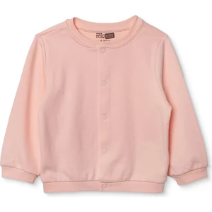 Hellobaby Hellobaby Kız Bebek Basic Hırka Çıtçıtlı Bisiklet Yaka Uzun Kol