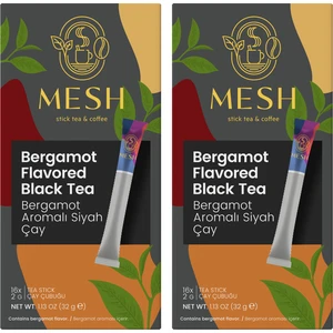 Mesh Stick Earl Grey Bergamot Aromalı Siyah Stick Çay 2 Paket