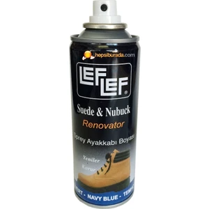 Nuri Leflef Lacivert Süet Nubuk Spreyi