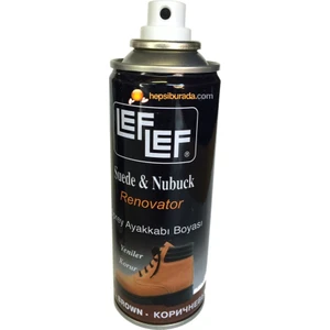 Nuri Leflef Kahverengi Süet Nubuk Spreyi