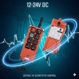 Vinç Uzaktan Kumanda Sistemleri 6 buton Tek Hız 12-24V DC