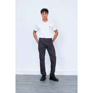 Antrasit Parça Boya Gabardin Pantolon