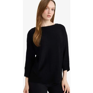 Kayık Yaka Triko Kazak D7670AX25WN