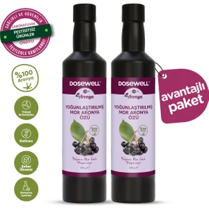 Mor Aronya Yoğunlaştırılmış Aronya Özü 2’li Paket – Katkısız, Doğal ve Antioksidan Zengini Destek