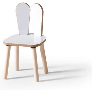 Alfa Country Montessori Çocuk Beyaz 1 Adet Bunny Sandalye