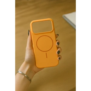 Apple Iphone 17 Pro Max Uyumlu Magsafe Lansman Kir Tutmaz Silinebilir Içi Kadife Telefon Kılıfı