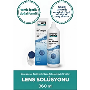 Uppo Moist Lens  Solüsyonu 360 ml Türkiye'de ve Dünya'da Ozanlama Teknolojisi Ile Üretilen lens  Solüsyonu