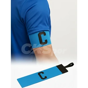 Ckspor Profesyonel Kaptanlık Pazubandı Kaptan Kolluğu Mavi Kaptanlık Bandı 1 Adet