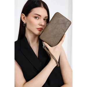 Shule Bags Portföy Tabaka Cüzdan Camel