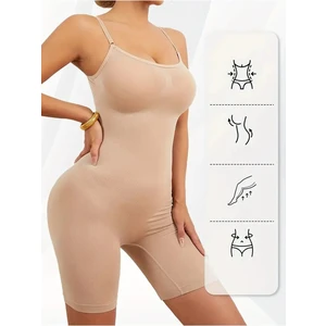 Larix Model 5 Bölge Sıkılaştırıcı Sarkma Önleyici Basen Sıkılaştıran Sıkı Tam Boy Korse Ten Renk