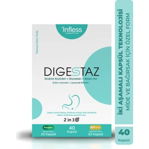 Digestaz, Enzimler + Bromelain +Betain Hcl+ Lipozomal Berberin + Çinko L-Karnosin